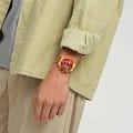 Swatch Swatch I New Chrono YVZ100 мужские часы красный циферблат на запястье
