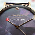 Obaku Obaku Mesh V268LXVNMN  датские женские часы на браслете сталь с ip покрытием боковой вид