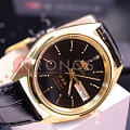 Orient Orient AB0000GB (FAB0000GB) 3 stars 21 jewels японские мужские часы на браслете кожаный боковой вид