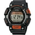 Casio Casio Illuminator STL-S110H-1A  STL-S110H-1A кварцевые мужские часы  серый циферблат, браслет пластик — вид спереди