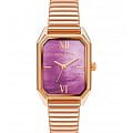 Anne Klein Anne Klein Stretch 3980PMRG  3980PMRG кварцевые женские часы  розовый циферблат, браслет нержавеющая сталь с pvd-покрытием — вид спереди
