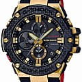 Casio Casio G-Shock GST-B100TFB-1A  GST-B100TFB-1A электронные мужские часы  черный циферблат, браслет силикон — вид спереди
