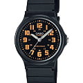 Casio Casio Collection MQ-71-4BDF (MQ-71-4B)  MQ-71-4B кварцевые мужские часы  черный циферблат, браслет пластик — вид спереди