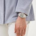 Slazenger Slazenger SL.09.2229.4.01 кварцевые женские часы часы, крупный план серебристый циферблат