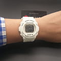 Casio Casio Baby-G BLX-570-7 кварцевые женские часы часы, крупный план серый циферблат