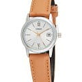Casio Casio Collection LTP-V002L-7B3  LTP-V002L-7B3 кварцевые женские часы  серебристый циферблат, браслет кожаный — вид спереди