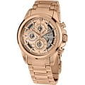 Jacques Lemans Jacques Lemans 1-1847G  1-1847G кварцевые мужские часы  желтый циферблат, браслет  — вид спереди