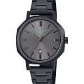 Casio Casio Sheen SHE-4554BD-8A  SHE-4554BD-8A кварцевые женские часы  черный циферблат, браслет нержавеющая сталь с ip-покрытием — вид спереди