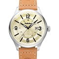 Timberland Timberland Hooksett TBL.14645JYS/07  TBL.14645JYS/07 кварцевые мужские часы  желтый циферблат, браслет кожаный — вид спереди