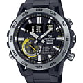 Casio Casio Edifice ECB-40DC-1ADF (ECB-40DC-1AEF) ECB ECB-40DC-1AEF кварцевые мужские часы  черный циферблат, браслет нержавеющая сталь с ip-покрытием — вид спереди
