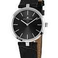 Jacques Lemans Jacques Lemans 1-2024A  1-2024A кварцевые женские часы  черный циферблат, браслет кожаный — вид спереди