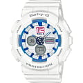 Casio Casio Baby-G BA-120-7B  BA-120-7B кварцевые женские часы  белый циферблат, браслет пластик — вид спереди