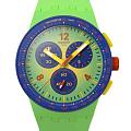 Swatch Swatch Essentials SUSG101  SUSG101 кварцевые мужские часы  цветной циферблат, браслет силикон — вид спереди
