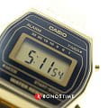Casio Casio Collection LA690WEMY-1EF collection японские женские часы на браслете 18-каратное желтое золото боковой вид