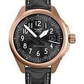 Aviator Aviator Airacobra V.1.38.2.322.4  V.1.38.2.322.4 кварцевые мужские часы  черный циферблат, браслет кожаный — вид спереди