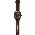 Fossil Fossil Machine FS5972 кварцевые мужские часы часы, крупный план коричневый циферблат