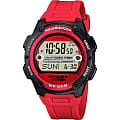 Casio Casio Illuminator W-756-4A  W-756-4A кварцевые мужские часы  серый циферблат, браслет пластик — вид спереди
