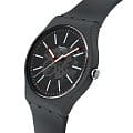 Swatch SO29A101 наручные женские часы застежка крупным планом