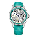 Aerowatch Aerowatch 1942 57981 AA16  57981 AA16 механические женские часы  серебристый циферблат, браслет кожаный — вид спереди