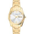 Fossil Fossil Scarlette ES5199  ES5199 кварцевые женские часы  серебристый циферблат, браслет нержавеющая сталь с ip-покрытием — вид спереди