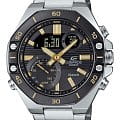 Casio Casio Edifice ECB-10DB-1A9 ECB ECB-10DB-1A9 кварцевые мужские часы   циферблат, браслет нержавеющая сталь — вид спереди