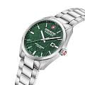 Swiss Military Hanowa Swiss Military Hanowa Roadrunner SMWGH0006101 кварцевые мужские часы часы, крупный план зеленый циферблат