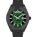 Philipp Plein Philipp Plein Date Superlative Gent PWPNA0724  PWPNA0724 кварцевые мужские часы  черный циферблат, браслет сталь с ip покрытием — вид спереди
