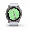 Garmin Garmin Epix Pro (Gen 2) Sapphire Edition 010-02804-11 электронные мужские часы часы, крупный план  циферблат