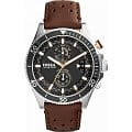 Fossil Fossil Bannon  CH2944  CH2944 кварцевые мужские часы  черный циферблат, браслет кожаный — вид спереди