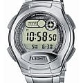 Casio Casio Collection W-752D-1A  W-752D-1A кварцевые мужские часы  серый циферблат, браслет нержавеющая сталь — вид спереди
