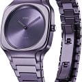 D1 Milano D1 Milano Square Disco Purple SQBL02 женские часы фиолетовый циферблат на запястье