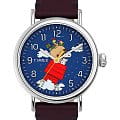 Timex Timex Standard Peanuts TW2U86500  TW2U86500 кварцевые мужские часы  синий циферблат, браслет кожаный — вид спереди