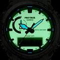 Casio Casio Pro Trek PRW-61LD-3 pro trek японские мужские часы на браслете полимер боковой вид