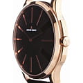 Jacques Lemans Jacques Lemans  1-1813E  австрийские мужские часы на браслете кожаный боковой вид