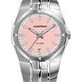 Jacques Lemans Jacques Lemans Melbourne 1-2179G  1-2179G кварцевые мужские часы  розовый циферблат, браслет нержавеющая сталь — вид спереди