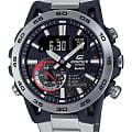 Casio Casio Edifice ECB-40D-1ADF (ECB-40D-1A) ECB ECB-40D-1A кварцевые мужские часы  серый циферблат, браслет нержавеющая сталь — вид спереди