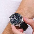 Casio Casio Edifice EFV-C110L-1AVDF (EFV-C110L-1A) мужские часы черный циферблат на запястье