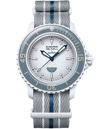Swatch x Blancpain Antarctic ocean SO35S100