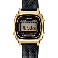 Casio Casio Collection LA670WEMB-1E  LA670WEMB-1E кварцевые женские часы   циферблат, браслет нержавеющая сталь — вид спереди