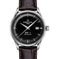 Certina Certina DS-1 Powermatic 80 C029.807.16.051.00 DS 1 C0298071605100 механические мужские часы  черный циферблат, браслет кожаный — вид спереди