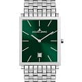 Jacques Lemans Jacques Lemans 1-2173i  1-2173i кварцевые мужские часы  зеленый циферблат, браслет нержавеющая сталь — вид спереди