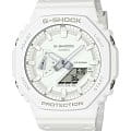 Casio Casio G-Shock GA-2100-7A7DR (GA-2100-7A7) GA-2100 GA-2100-7A7DR электронные мужские часы  белый циферблат, браслет пластик — вид спереди