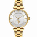 U.S. Polo Assn. U.S. Polo Assn Stile USPA2048-04  USPA2048-04 кварцевые женские часы  серебристый циферблат, браслет нержавеющая сталь с ip-покрытием — вид спереди