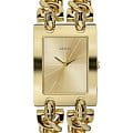 Guess GUESS W1117L2  W1117L2 кварцевые женские часы  золотой циферблат, браслет сталь с ip покрытием — вид спереди