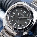 Seiko Seiko Prospex SLA051J1 механические мужские часы часы, крупный план серый циферблат
