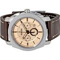 Fossil Fossil Carlie  FS5170  американские мужские часы на браслете кожа + текстиль боковой вид