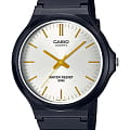 Casio Casio Collection MW-240-7E3VEF  MW-240-7E3VEF кварцевые мужские часы  белый циферблат, браслет пластик — вид спереди