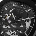 Philipp Plein Philipp Plein Plein Philipp PWRAA0923 механические мужские часы часы, крупный план черный циферблат