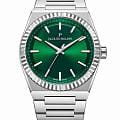 Jacques Philippe Jacques Philippe Borealis JPQGC5713X6  JPQGC5713X6 кварцевые мужские часы  зеленый циферблат, браслет нержавеющая сталь 316l — вид спереди