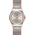 Swatch Swatch I Lady YSS327M  YSS327M кварцевые женские часы  серебристый циферблат, браслет нержавеющая сталь с pvd-покрытием — вид спереди